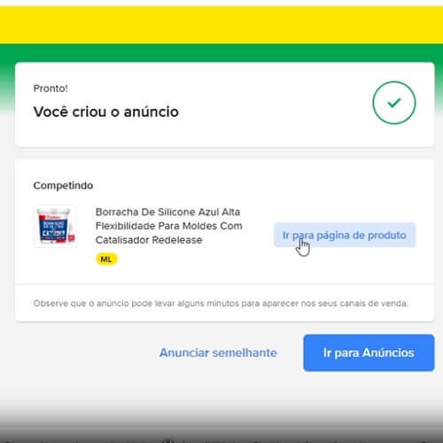 Venda no Mercado Livre