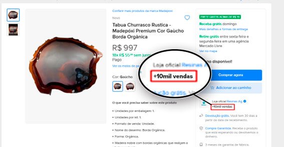 Vendas Mercado Livre 1