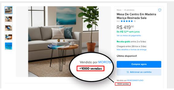 Vendas Mercado Livre 4